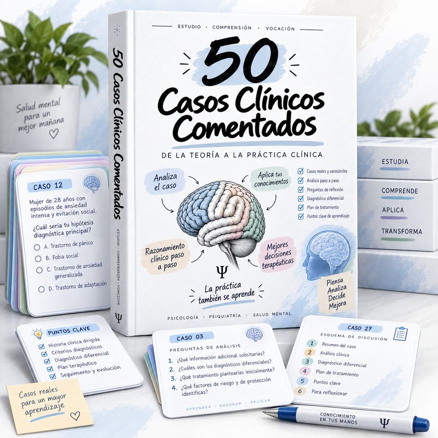 Mockup de 50 Casos Clínicos Comentados