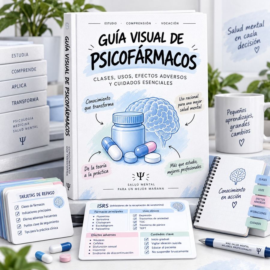 Mockup de Guía Visual de Psicofármacos