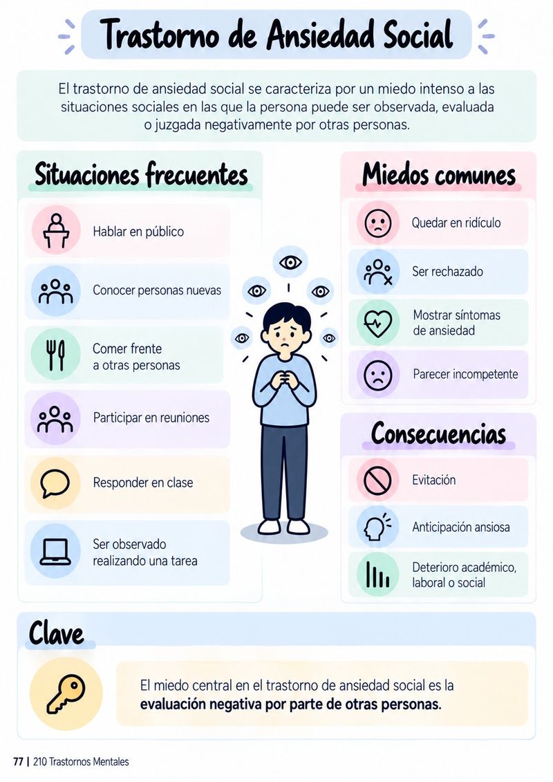 Página de muestra: Trastorno de Ansiedad Social